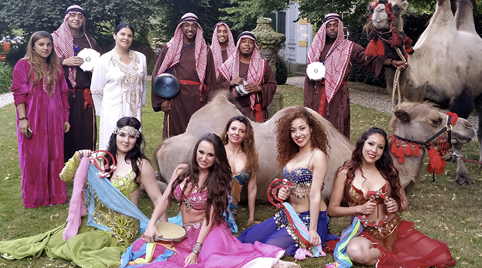 Buikdanseres fotoshoot