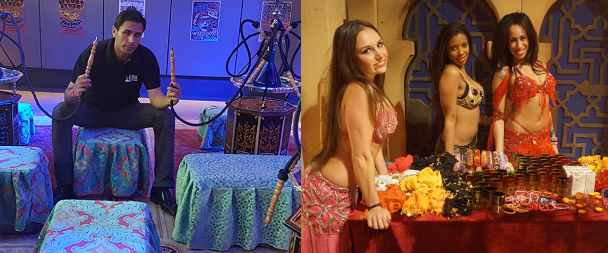 Buikdanseres en Fakirshow