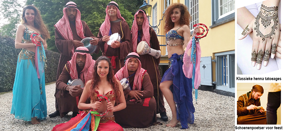 1001 Nacht decoratie voor een Arabisch feest